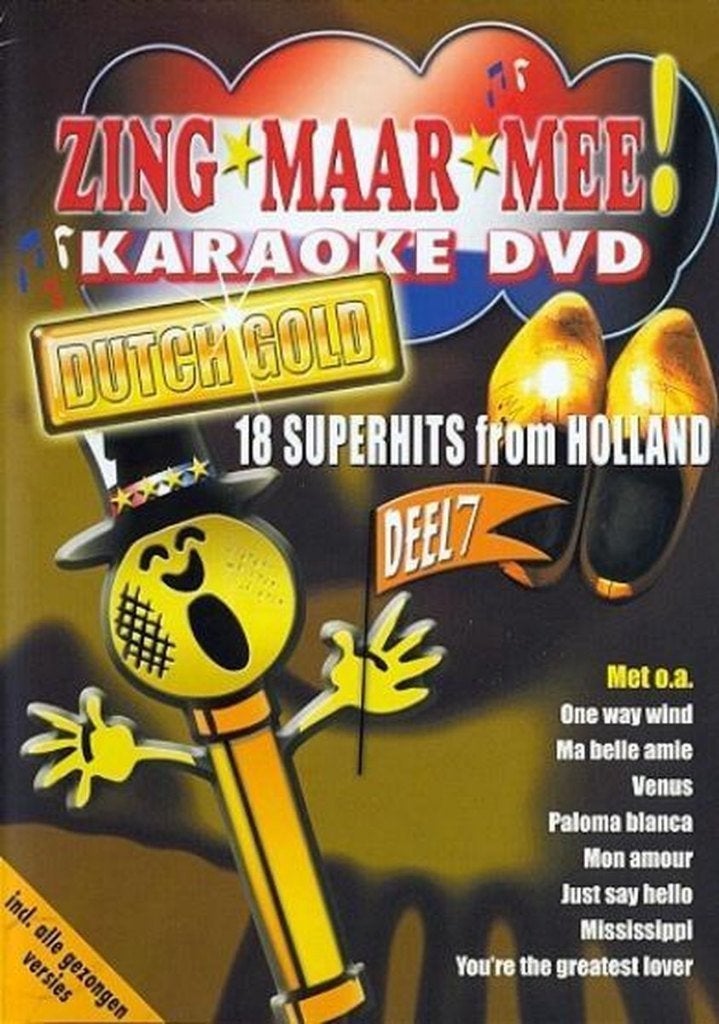 Karaoke DVD "Zing maar mee"  deel 7, Gebruikt, Karaoke, Alle leeftijden, Nederlands