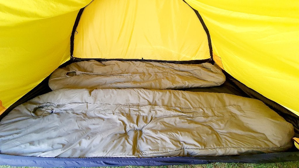 Professionele Landmacht Winter & Zomer slaapzak voor in Tent, Verzenden, Gebruikt, Tot en met 2