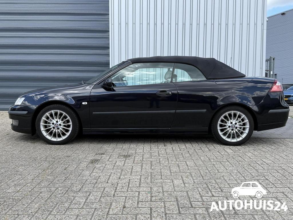 Saab 9-3 Cabrio 1.8t Vector Automaat JET BLACK|LEDER|17", Auto's, Saab, 1998 cc, Gebruikt, Beige, 4 cilinders