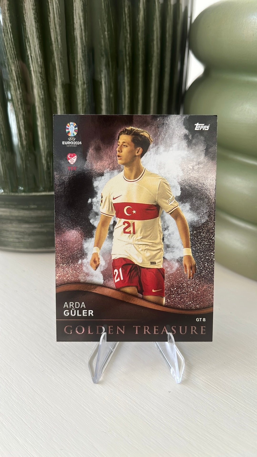 Arda Guler Golden Treasure Topps, Verzamelen, Sportartikelen en Voetbal, Ophalen of Verzenden, Zo goed als nieuw, Buitenlandse clubs