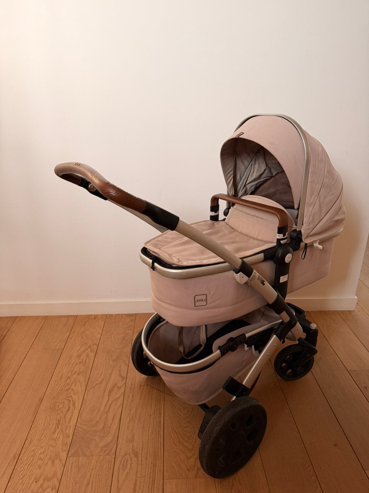 Joolz Geo2 camel/beige met uitbreidingsset voor 2e kind, Kinderen en Baby's, Kinderwagens en Combinaties, Gebruikt, Combiwagen