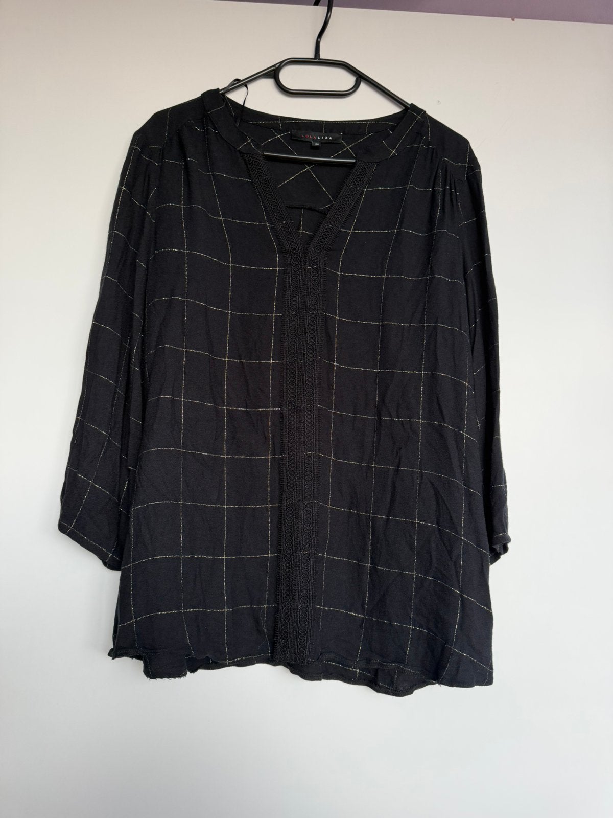Lola liza dames bloes -maat 42, Kleding | Dames, Ophalen of Verzenden, Zo goed als nieuw, Maat 42/44 (L), Blauw