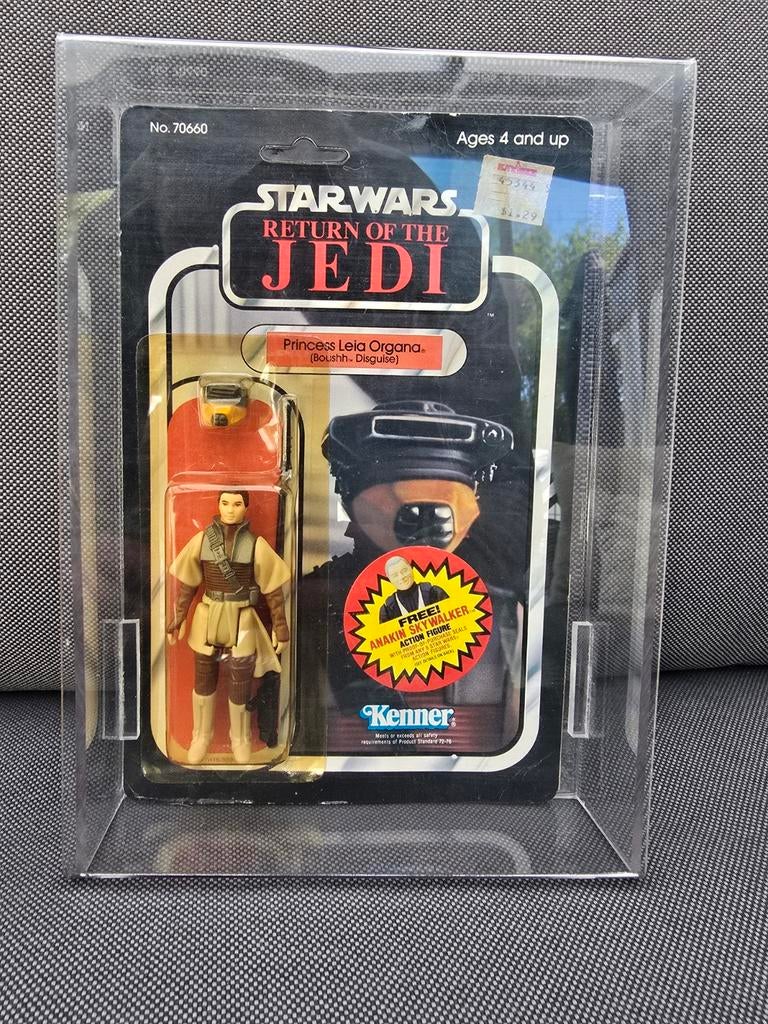 Star wars vintage Leia Boushh Disguise 77 Back Moc, Ophalen of Verzenden, Nieuw, Actiefiguurtje