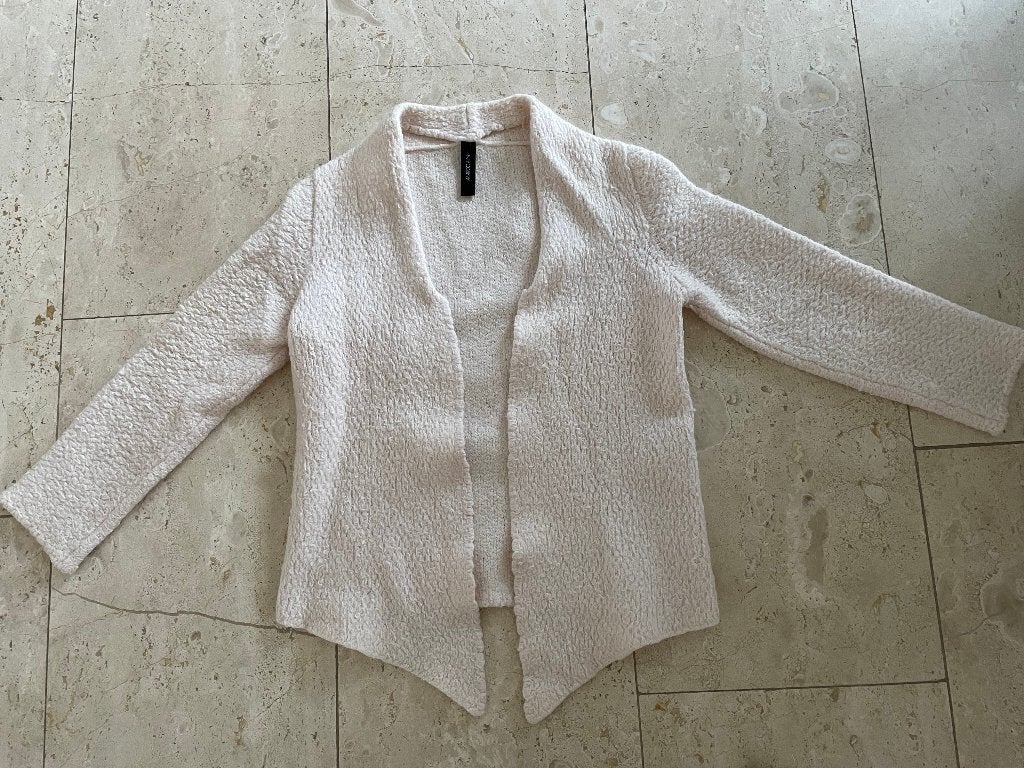 Marccain: leuk off-white vest/jasje maat S, Verzenden, Wit, Maat 36 (S), Gedragen