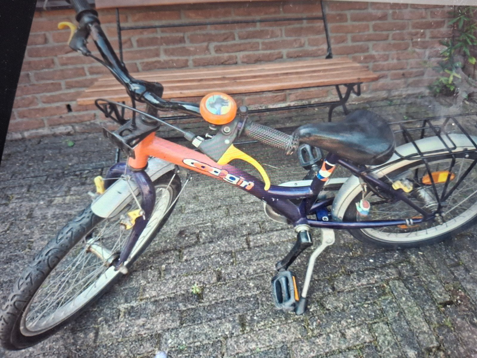 Meisjesfiets/ 20 inch/ met goede banden., Ophalen, Terugtraprem, Gebruikt, Loekie
