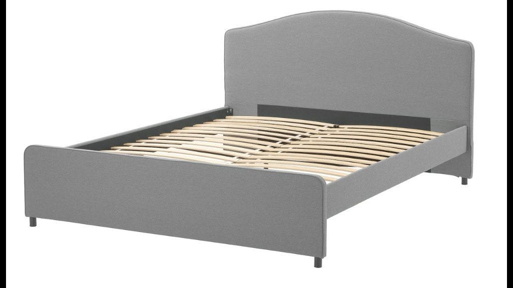 Ikea HAUGA bed 140x200cm (80 eur + 70 eur matras (optional)), Ophalen, Overige materialen, Tweepersoons, 140 cm