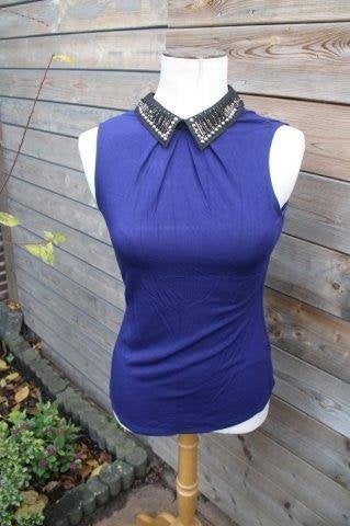 Top blauw Karen Millen mt 8 (36) Vaste prijs OPRUIMING, Karen Millen, Blauw, Ophalen of Verzenden, Zo goed als nieuw