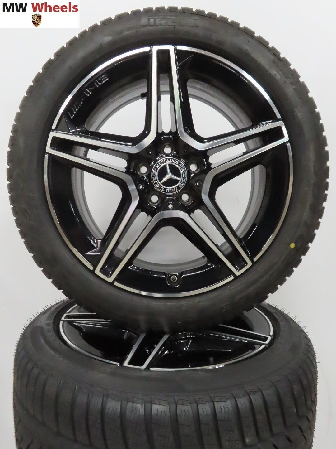 Mercedes E klasse W213 AMG 18 inch velgen winterbanden nieuw, 18 inch, -, -, Banden en Velgen