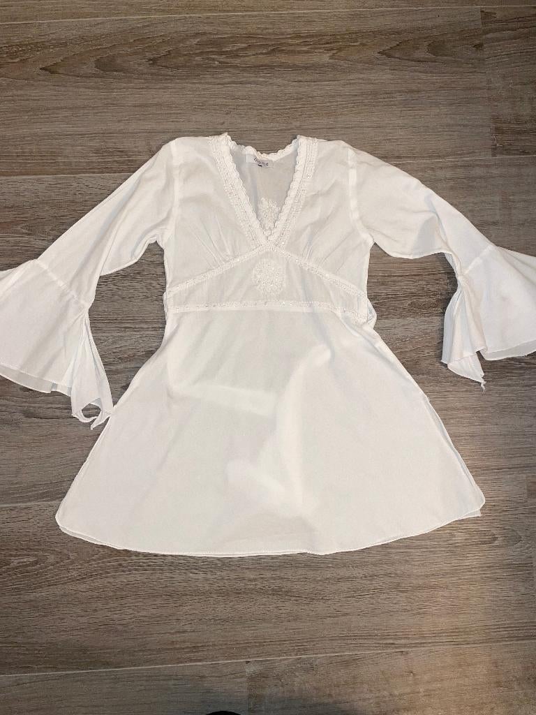 Leuke boho blouse/ tuniek met steentjes, Ophalen of Verzenden, Gebruikt, Meisje, Overhemd of Blouse
