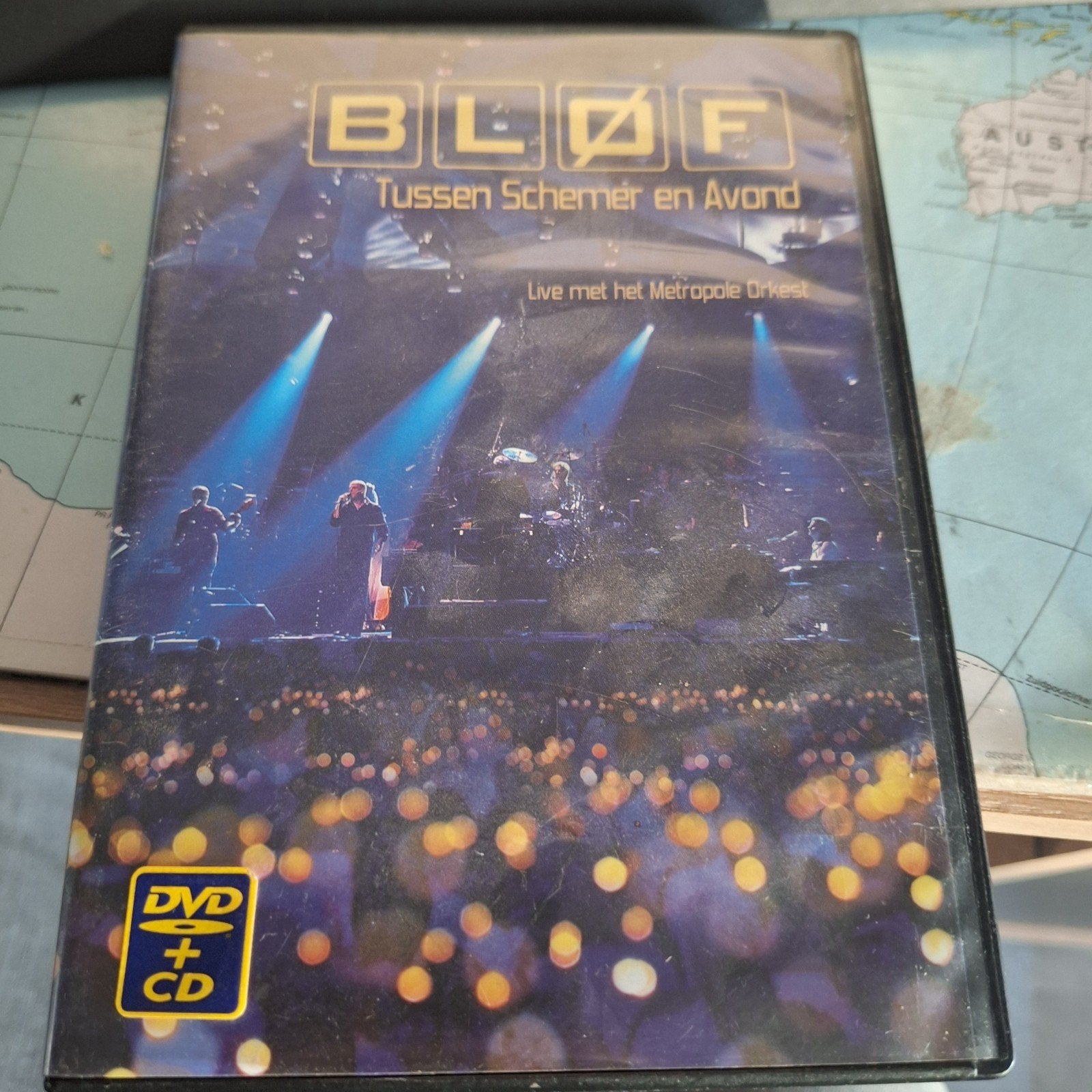 BLØF - Tussen Schemer en Avond Live (DVD + CD), Gebruikt, Inclusief doosje, Alle leeftijden, Concert