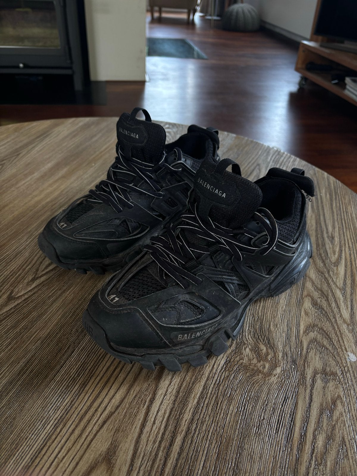 Balenciaga Track Sneakers Maat 41 - Zwart, Zwart, Ophalen of Verzenden, Sneakers of Gympen, Gedragen