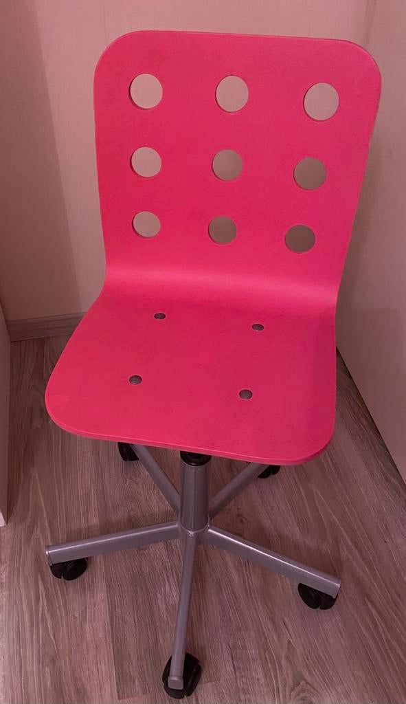 Roze kinder bureaustoel, Huis en Inrichting, Bureaustoelen, Ophalen, Gebruikt, Roze, Bureaustoel