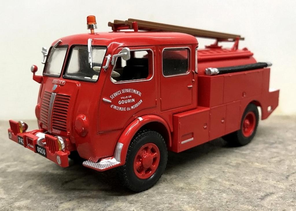 Berliet GLB 19 4x4 Bosbrandtankwagen Brandweerserie 1/43 136, Verzenden, Nieuw, Bus of Vrachtwagen, Overige merken