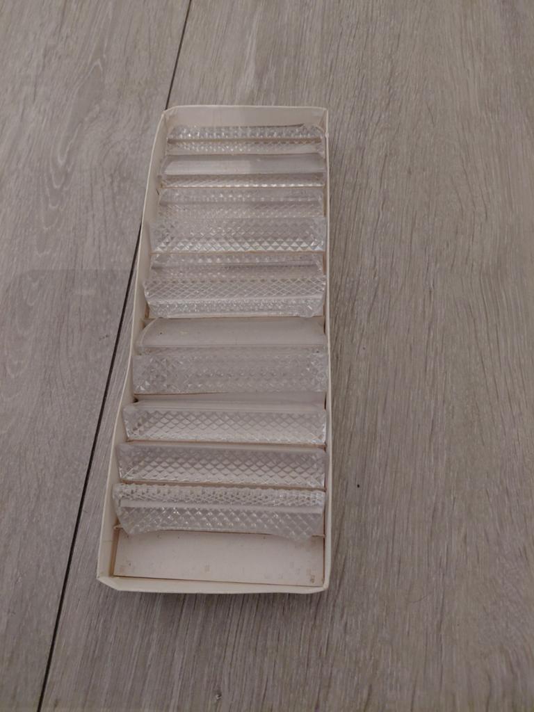 Messen leggers 11 stuks glas/kristal, Antiek en Kunst, Ophalen of Verzenden