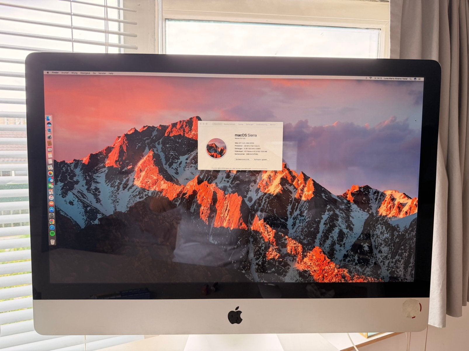 Apple iMac 27-inch Mid 2010 – Intel Core i5, Eén persoon