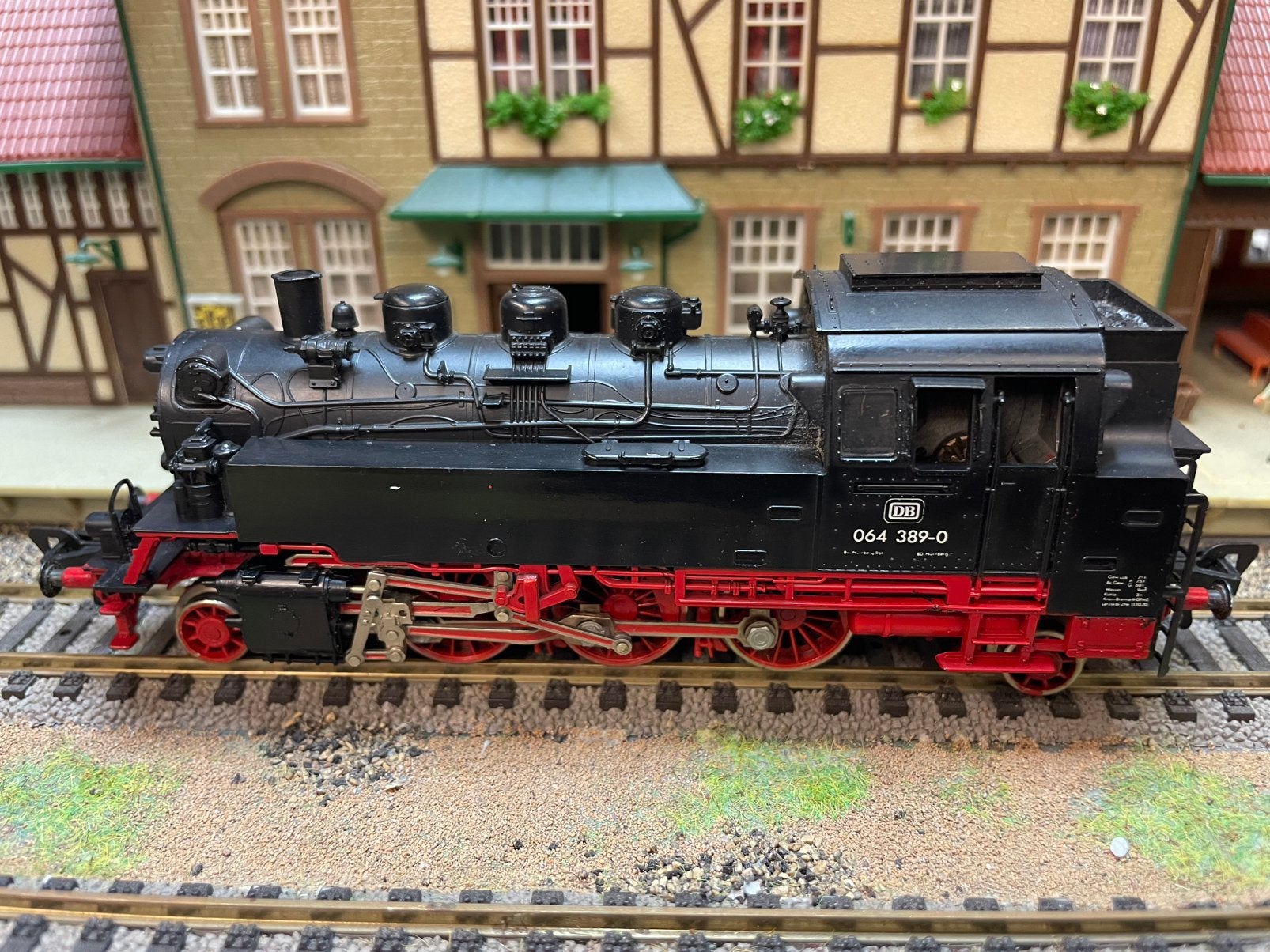 Z.g.a.n. Fleischmann stoomlocomotief nr4064 in top conditie, Fleischmann, Ophalen of Verzenden, Zo goed als nieuw, Gelijkstroom