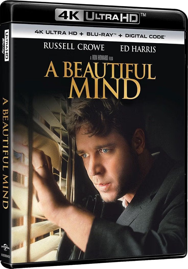 A Beautiful Mind 4K UHD Blu-Ray USA (Geseald) IMDb 7.7, Engels, Film, Engels, Ophalen of Verzenden