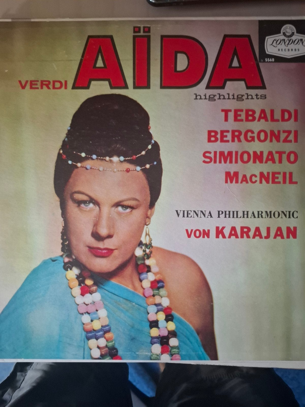 Verdi - Aida Highlights (London Records), Gebruikt, Verdi, Opera of Operette, Ophalen of Verzenden