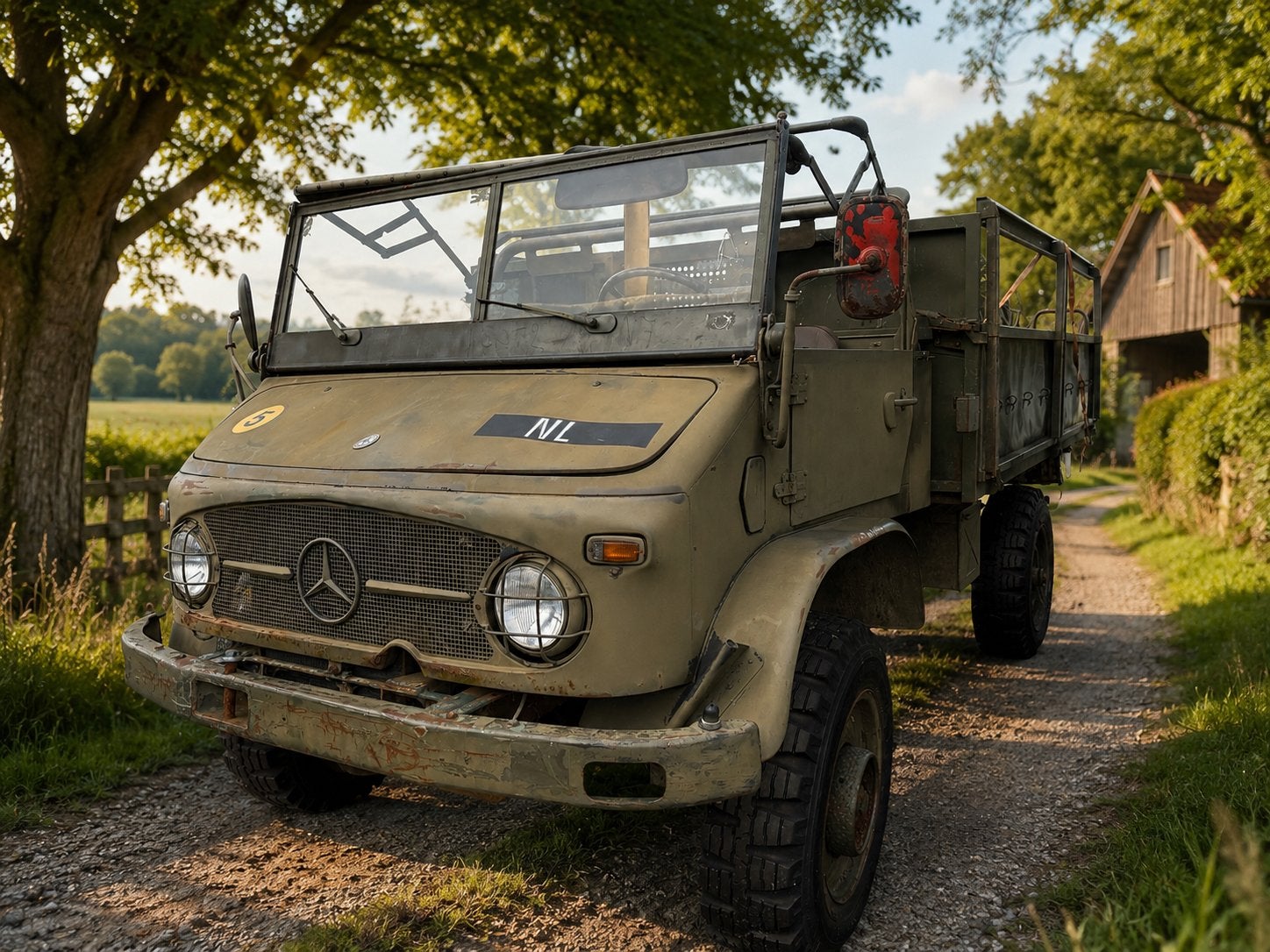 Unimog 404 te koop, Ophalen, Landmacht, Nederland, Kunstobject