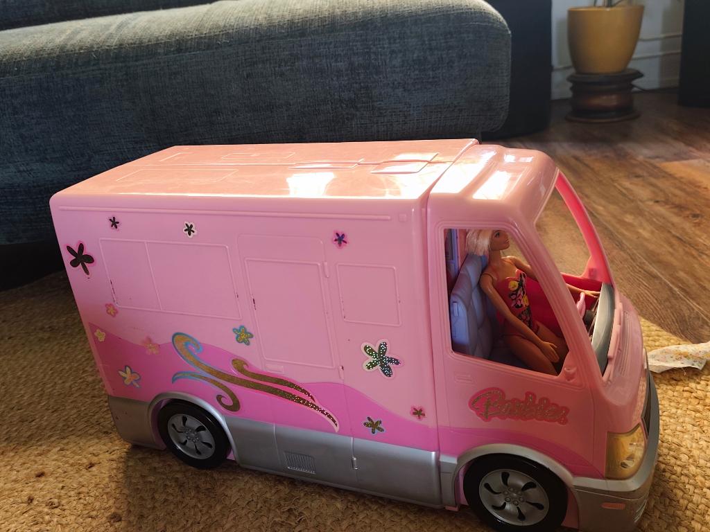Barbie camper, Ophalen, Gebruikt, Barbie