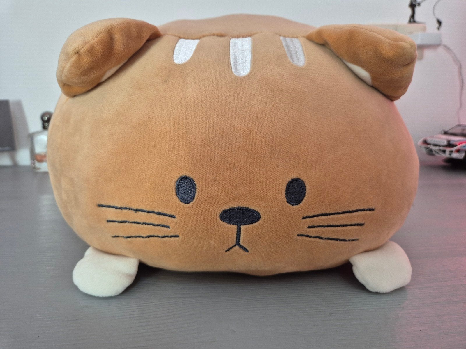 Balvi Grote Knuffel Kat - Zachte Bruine Knuffel, Overige merken, Overige karakters, Nieuw, Ophalen of Verzenden