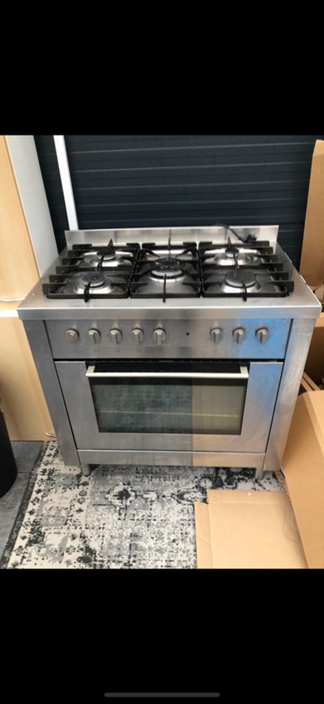 Bosch Solitaire 5 pits gasfornuis, Witgoed en Apparatuur, Fornuizen, Gebruikt, 60 cm of meer, Ophalen of Verzenden, Gas