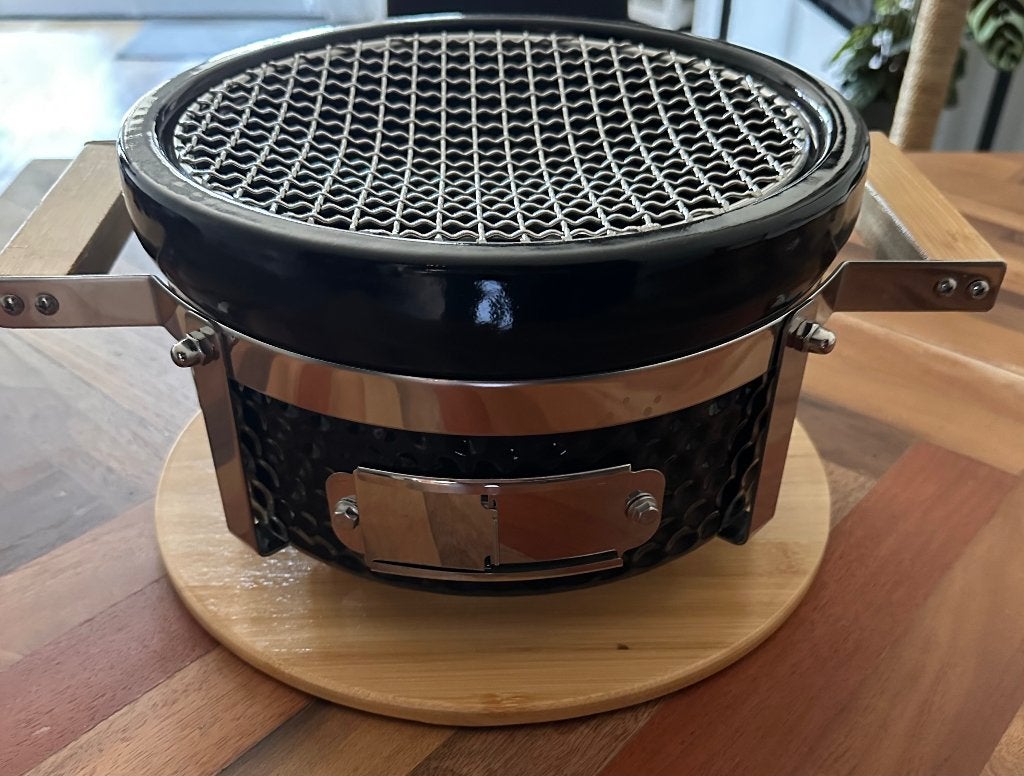 Yakiniku Mini Round Shichirin met complete basis set, Ophalen, Nieuw, Yakiniku, Met accessoires