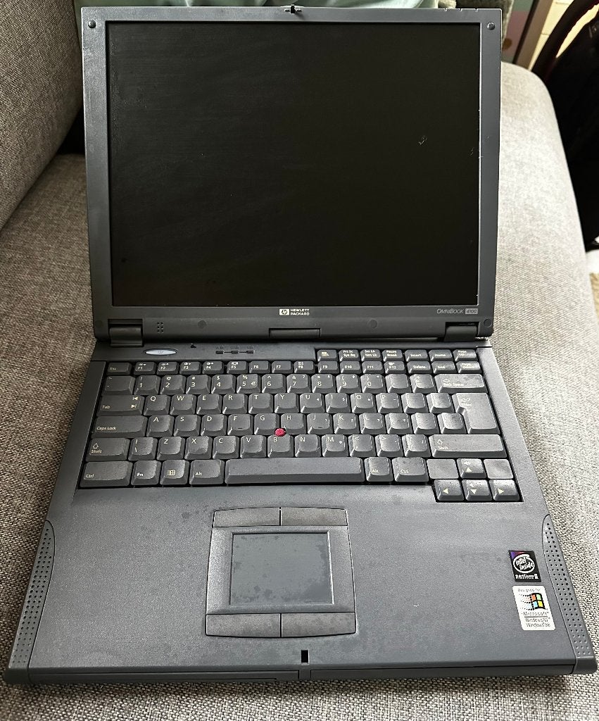 HP vintage Omnibook 4100 serie laptops voor de verzamelaar, Computers en Software, Vintage Computers, Ophalen of Verzenden, Hp