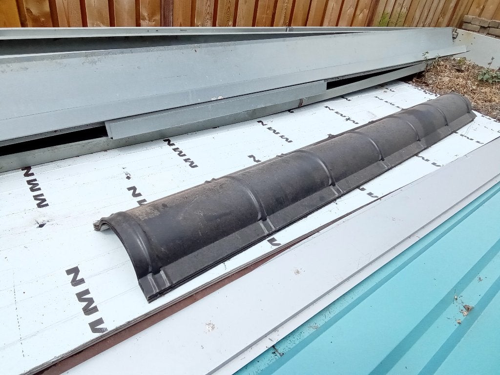 6 antraciet nokvorsten, Doe-het-zelf en Verbouw, Dakpannen en Dakbedekking, Ophalen, Nieuw, 5 tot 10 m², Dakpannen