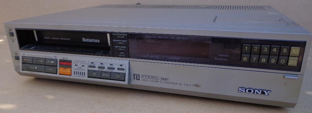 Sony Betamx videorecorder model SL – C 9 ES, Ophalen, Gebruikt, Betamax-speler of -recorder