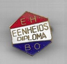 EMAILE E.H.B.O. BROCHE SPELD, Ophalen of Verzenden, Gebruikt, Merk, Speldje of Pin