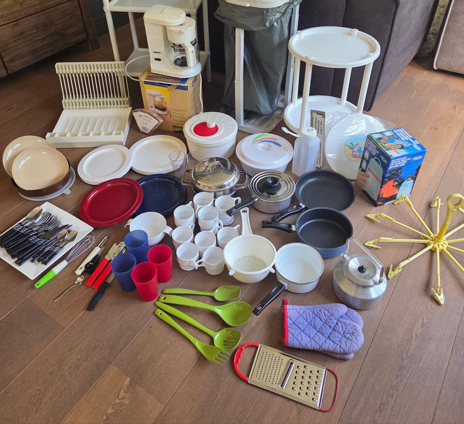 Camping spullen, Ophalen, Gebruikt