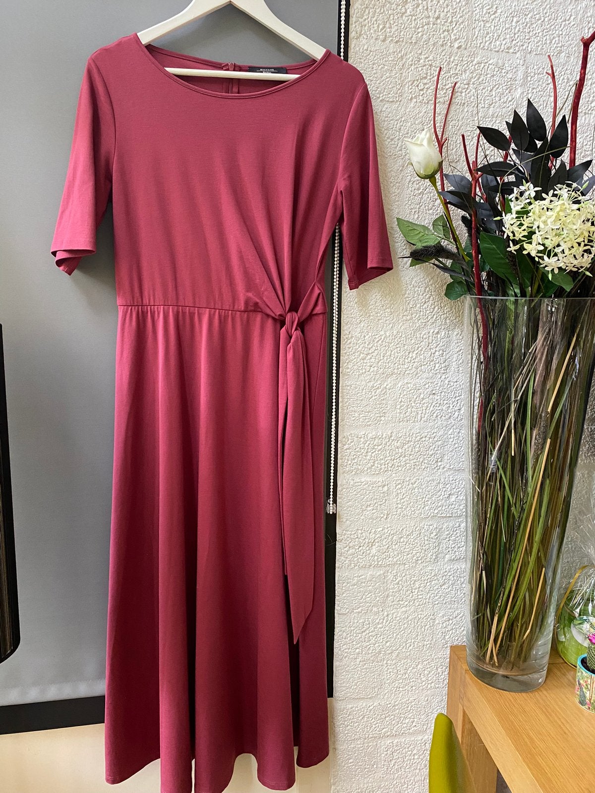 Max Mara Weekend maxi dress/Size 42, Maat 42/44 (L), Ophalen of Verzenden, Zo goed als nieuw, Rood