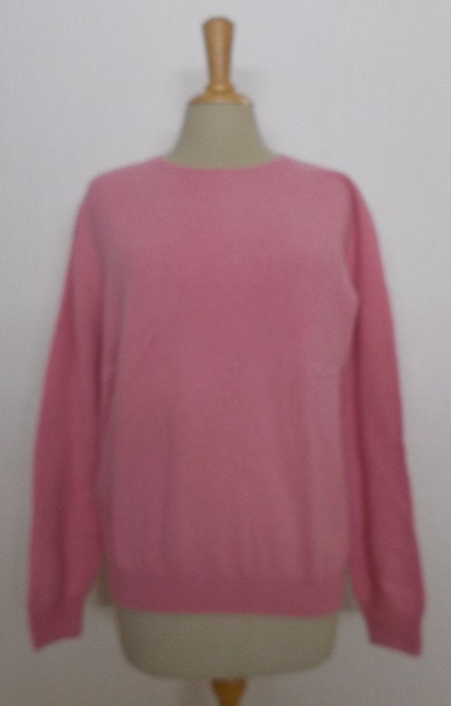 Roze zacht en soepele 100% wollen trui met ronde hals! L/XL, Verzenden, Nieuw, Maat 42/44 (L), Roze