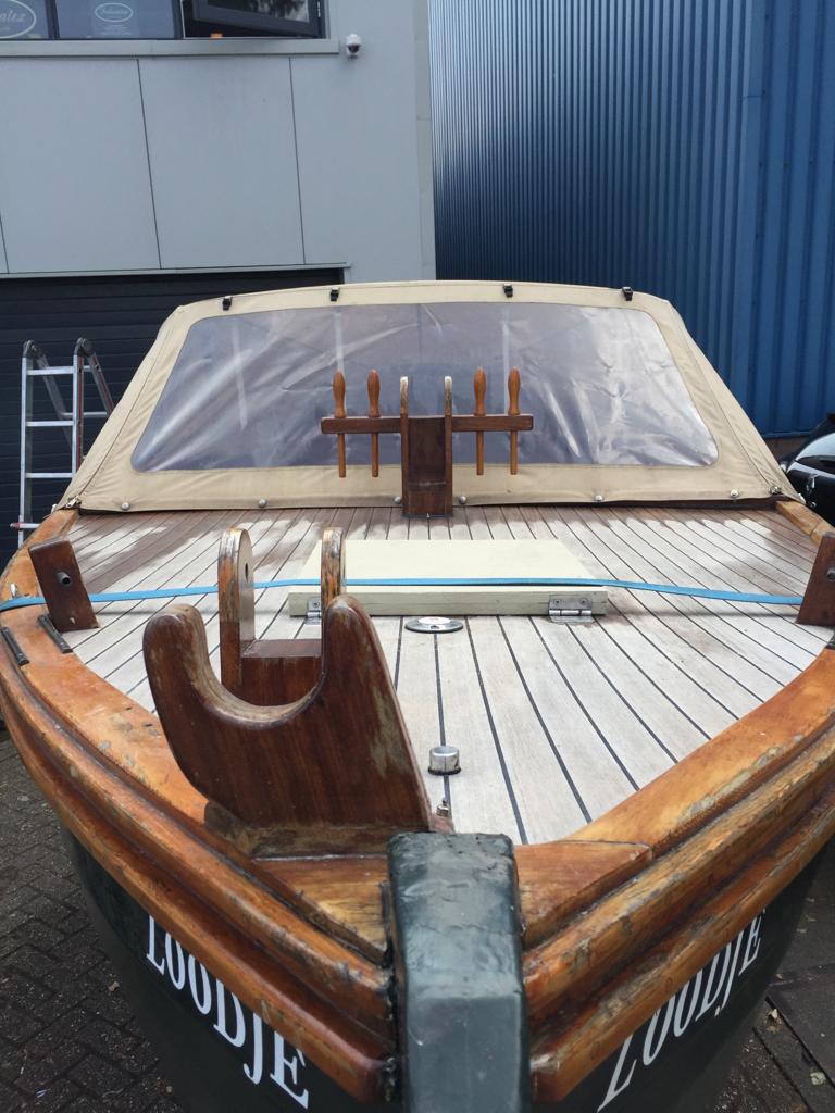 Houten spitsgat sloep, Binnenboordmotor, Diesel, Ophalen of Verzenden, Hout