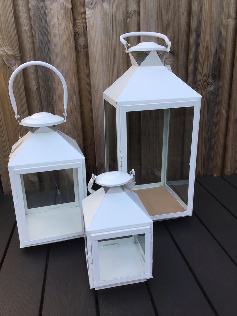 8 stuks  lantaarns - huisjes, Huis en Inrichting, Woonaccessoires | Overige, Ophalen, Nieuw