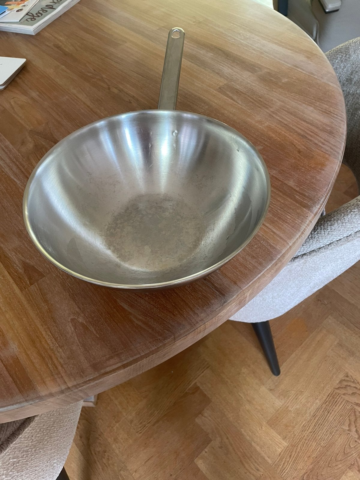 Wokpan demeyere, Ophalen of Verzenden, Gebruikt, Wok