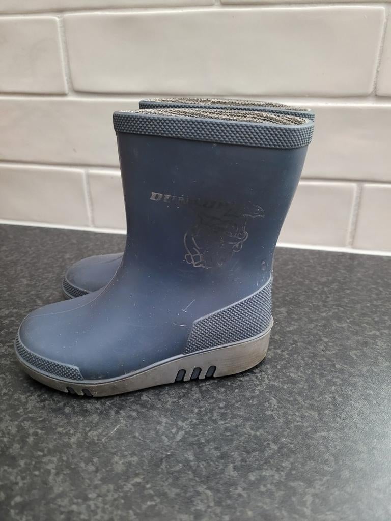 Dunlop laarzen,  blauw, maat 21., Kinderen en Baby's, Jongen of Meisje, Ophalen of Verzenden, Dunlop, Laarzen