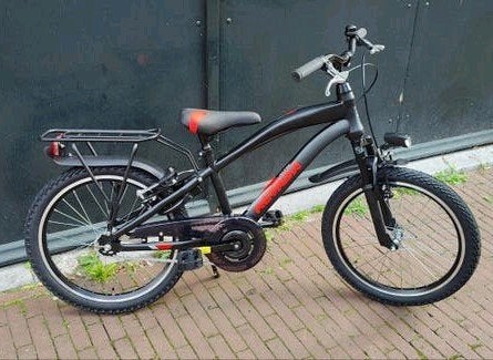 Altec Nevada 20 inch Nieuwe  kinderfiets - Zwart/Rood, Ophalen, Terugtraprem, Altec, Nieuw