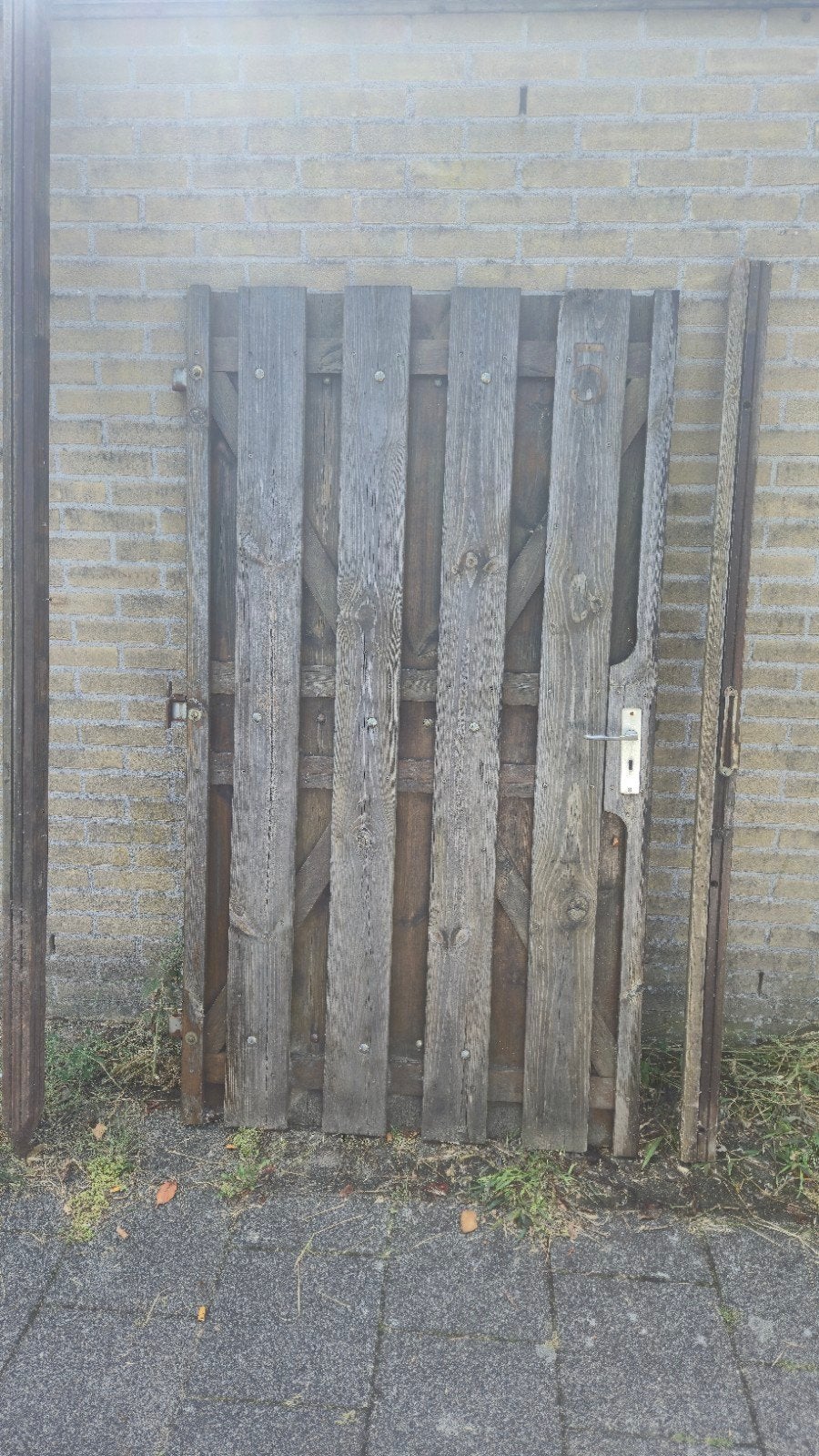 Tuindeur/Schutting deur, Tuin en Terras, Ophalen, Minder dan 3 meter, Hout, 1 tot 2 meter