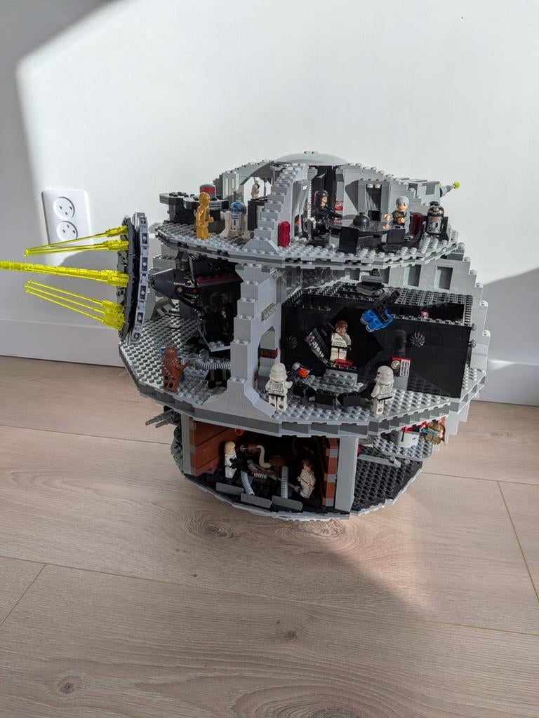 Lego Star Wars Death Star (10188) compleet, Ophalen, Inclusief minifiguren, Star Wars, Lego