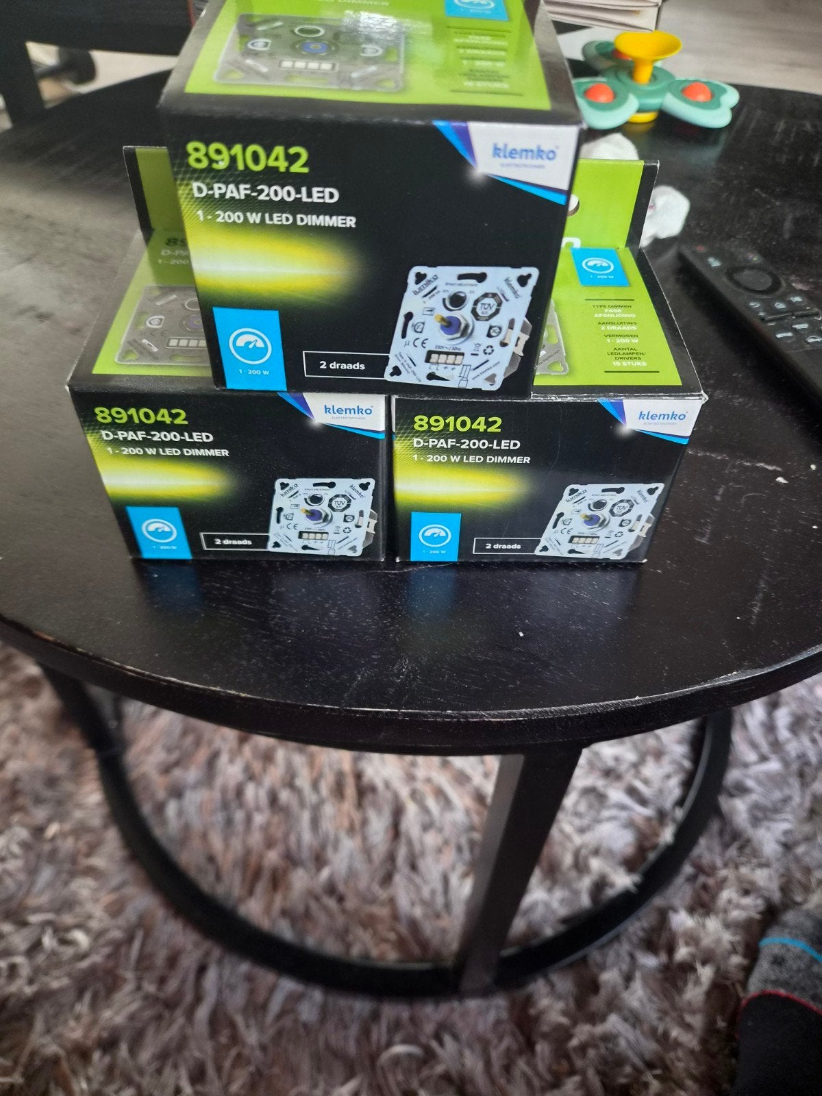 3x Klemko 891042 D-PAF-200-LED Dimmer Nieuw, Verzenden, Nieuw, Overige merken, Dimmer