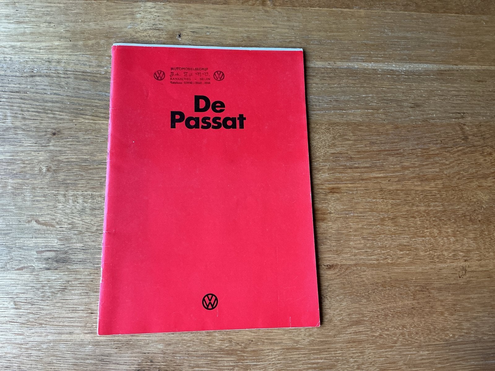 Volkswagen Passat brochure - De Passat 1974, Ophalen of Verzenden, Gelezen, Volkswagen