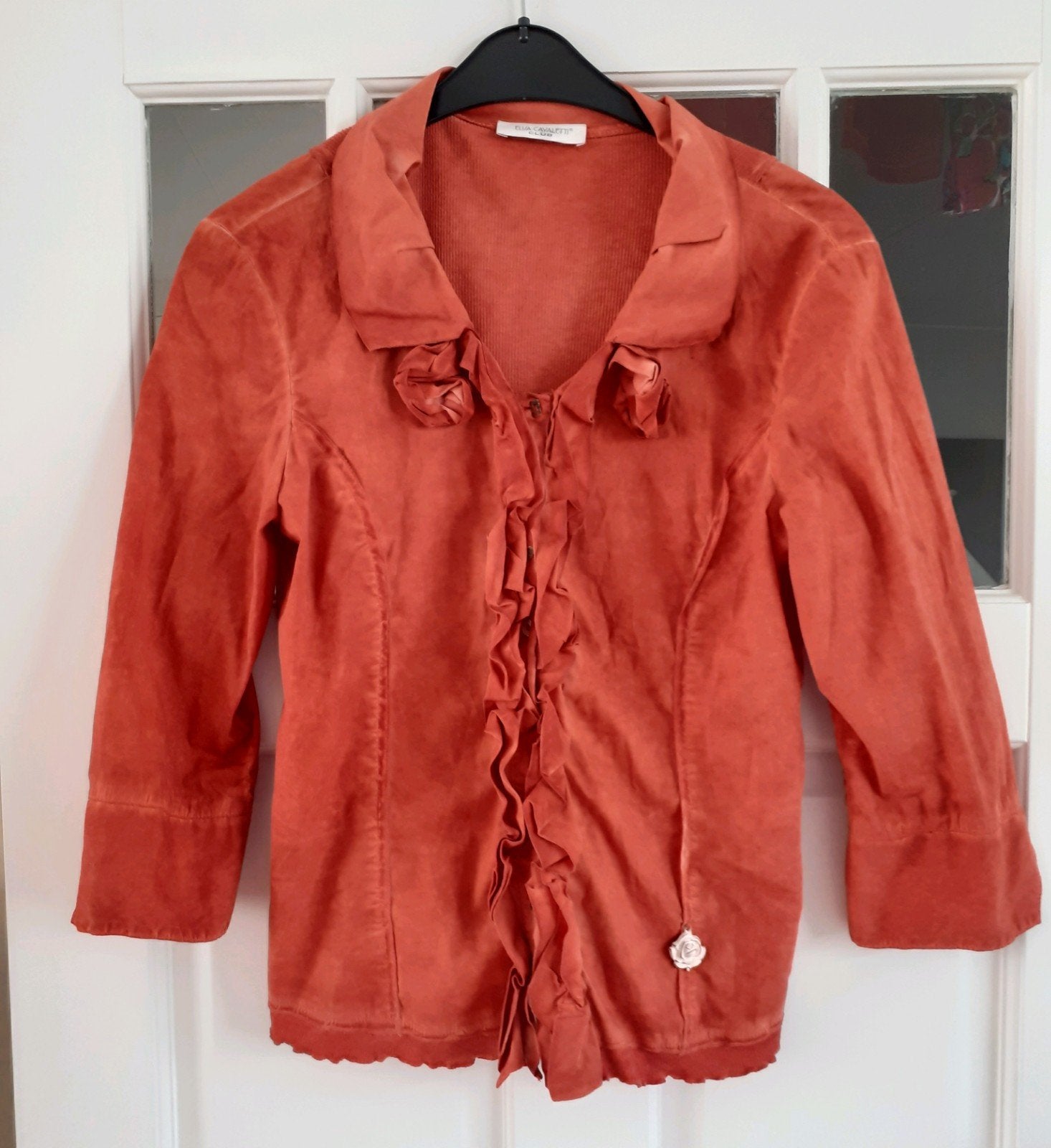 Elisa Cavaletti blouse in nieuwstaat maat L, Maat 42/44 (L), Oranje, Ophalen of Verzenden, Zo goed als nieuw
