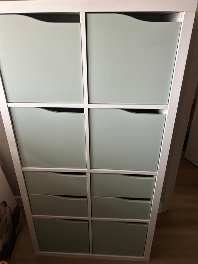 Ikea Kallax kast 8 vakken, Ophalen of Verzenden, Zo goed als nieuw