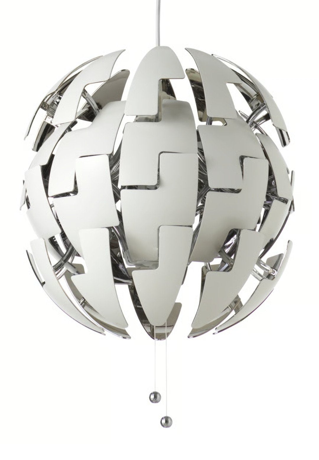 Ikea PS 2014 Hanglamp - Puzzel Lamp 35cm, Modern, Scandinavisch, Design, Zo goed als nieuw, Metaal, E27 (groot)