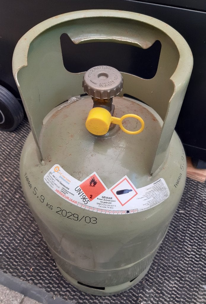 LPG gasfles - herkeur maart 2029, Ophalen, Zo goed als nieuw