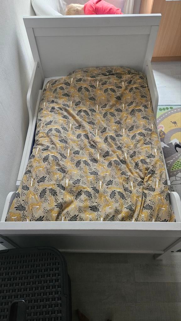 IKEA meegroeibed met lichte gebruiksporen, Ophalen, Eenpersoons, Wit, Overige maten