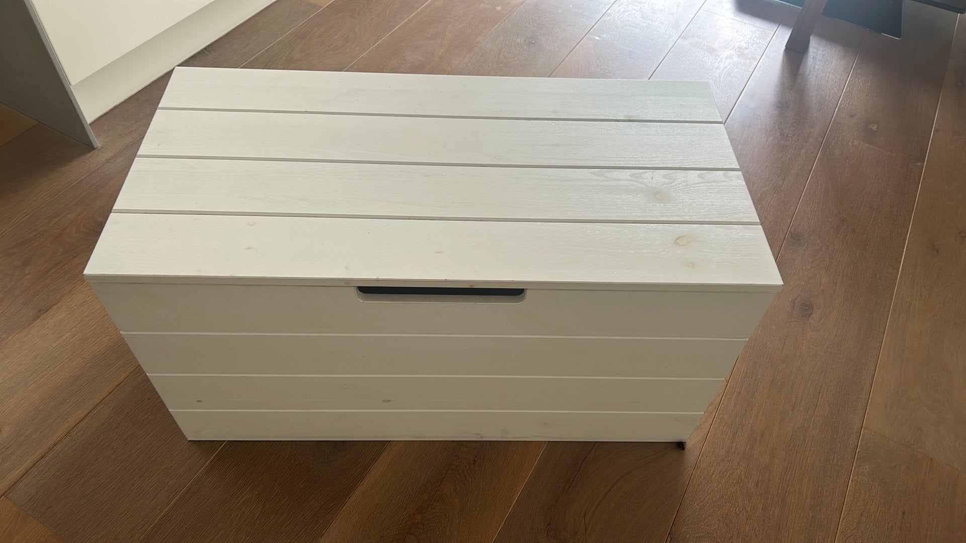 Witte dekenkist, Ophalen, Gebruikt, 50 tot 100 cm, 75 tot 100 cm