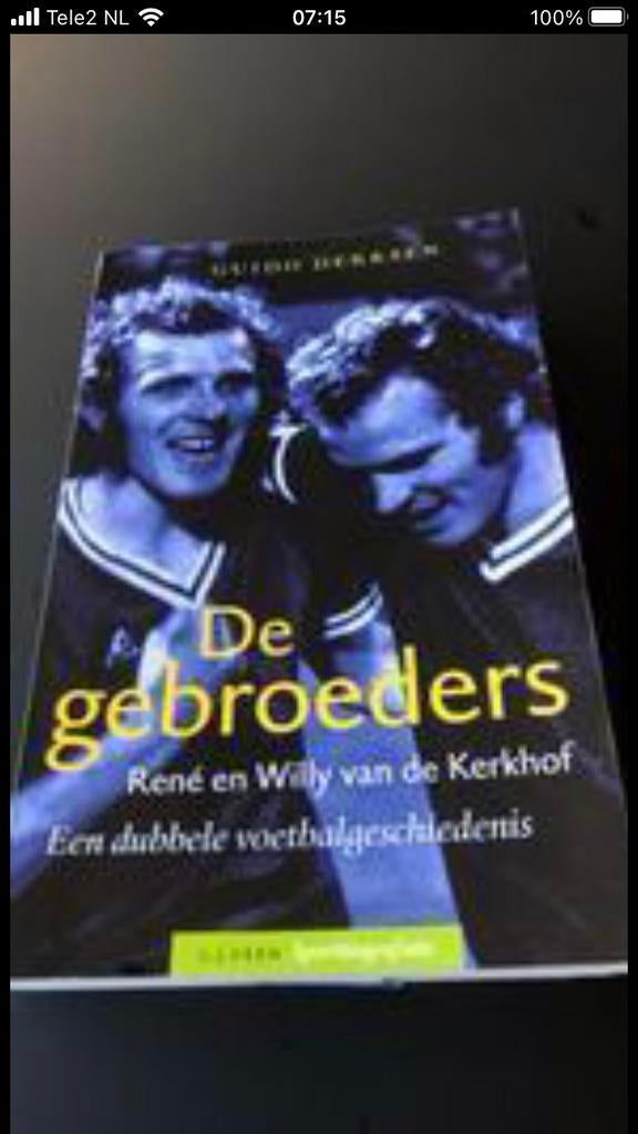 De gebroeders guido derksen, Verzamelen, Sportartikelen en Voetbal, Ophalen of Verzenden, Zo goed als nieuw